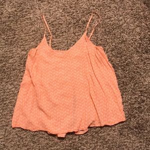 orange tank top